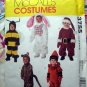 McCalls Pattern # 3755 UNCUT Toddler / Childs Costume Size 1 2 3 4 Bee Bunny Santa Cat Crayon