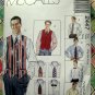 McCalls Pattern # 2447 UNCUT Men's Shirt Lined Vest Tie Size XL XXL XXXL