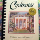 Atlanta Cooknotes Junior League Cookbook Georgia GA Southern Recipes