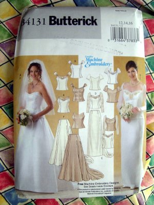 Butterick Pattern # 4131 UNCUT Special Occasion Skirt Top Sizes 12 14 16 Variations