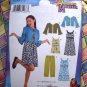 Simplicity Pattern # 3515 UNCUT Girls  Hanna Montana Dress Jacket Pants Size 8 10 12 14 16