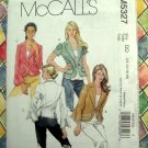 McCalls Pattern # 5327 UNCUT Misses Unlined Jacket Variations Size 12 14 16 18