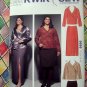 KWIK SEW Pattern # 3656 UNCUT Womens Skirt Top Size 1X 2X 3X 4X