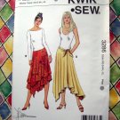 KWIK SEW Pattern # 3286 UNCUT Misses Summer Skirt Size XS S M L XL