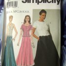 Simplicity Pattern # 7436 UNCUT Misses Special Occasion Top Skirt Size 12 14 16