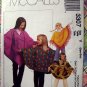McCalls Pattern # 3307 UNCUT Girls Poncho Hooded Pull-Over Pants Size XS SMALL 3 4 5 6