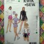 KWIK SEW Pattern # 3051 UNCUT Misses Leotards Skorts Size XS S M L XL