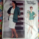 Easy Vogue Pattern # 2059 UNCUT Womans Jacket Top Skirt Size 26 28 30