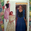 Butterick Pattern # 4517 UNCUT Misses Gown Special Occasion Dress Size 12 14 16 Vintage 1989