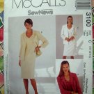 McCalls Pattern # 3100 UNCUT Misses Dress Lined Jacket Size 10 12 14