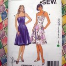 Kwik Sew Pattern # 3228 UNCUT Misses Summer Dress Size XS Small Medium Large XL