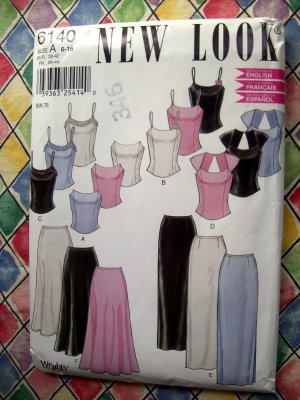 Simplicity New Look Pattern # 6140 UNCUT Misses Formal Top Skirt Size 6 8 10 12 14 16