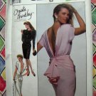 1988 Christie Brinkley Simplicity Pattern # 8944 UNCUT Misses Special Occasion Dress Size 16