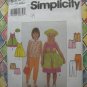 Simplicity Pattern # 8583 UNCUT Girls Dress  Jumper Pants Hat Size 3 4 5 6