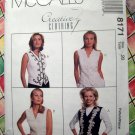 McCall's # 7914 Easy Pattern  Misses VESTS VEST Two Lengths Size 16 18 20