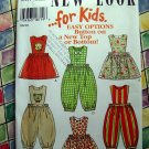 NEW LOOK Pattern # 6494 UNCUT Baby Toddler Pinafore Dress Romper Size 1/2  1 2 3 4