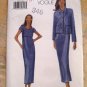 Vogue Pattern # 7141 UNCUT Misses Easy Dress Jacket Sizes 14 16 18