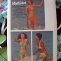 Vintage Butterick Pattern # 6674 UNCUT Misses Bikini Top Bottom Swimsuit Size 6 8 10 12 14 16