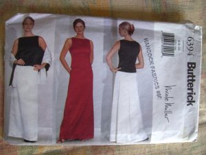 Butterick Pattern # 6394 UNCUT Misses Formal Evening Skirt (Long) Top Size 6 8 10