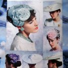 Vogue Pattern # 0652 UNCUT Retro Vintage Misses Hat / Hats Circa 1950’s