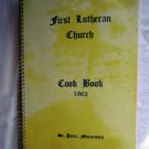 Vintage 1963 St Peter Minnesota Church Cookbook Swedish Recipes too!