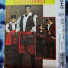 McCalls Pattern # 5446 UNCUT Mens Pirate Costume Size S Medium Large XL