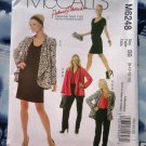 McCalls Pattern # 6248 UNCUT Misses Wardrobe Jacket Pants Top Dress  Size 8 10 12 14