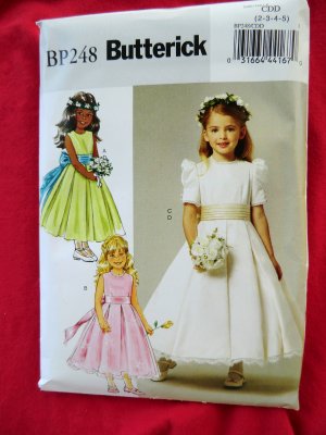 Vintage Butterick Pattern 5171 Dress Apron Pinafore Girls Size 6