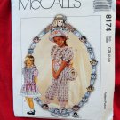 McCall's Dorothy Dear Girl's Pattern # 8174 UNCUT Size 2 3 4