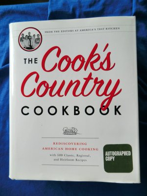 Autographed The Cook's Country Cookbook: American Home Cooking 500 Classic  Regional Recipes