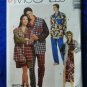 McCalls Pattern # 6845 UNCUT Mens Womans Nightshirt Pajamas Size Small Medium Large