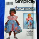 Simplicity Pattern # 8079 UNCUT Girls and 13" Doll Dress Daisy Kingdom Size 3 4 5 6