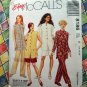 McCall's # 8186 UNCUT Misses Pattern  Unlined Jacket Pull-On Pants & Shorts Size14 16 18