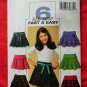 Butterick Pattern # 4593 UNCUT  Girls Pleated Layered Tiered Yoke Skirt Size 12 14 16
