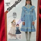 Vintage Simplicity Pattern # 5437 UNCUT Girls Gunne Sax Dress Size 6
