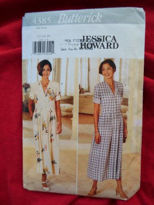 Butterick Pattern # 4385 UNCUT Misses Dress Jessica Howard Size 12 14 16