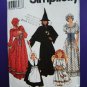 Simplicity Pattern # 9982 UNCUT Misses Costume Witch Angel Prairie Dress Size S Medium Large