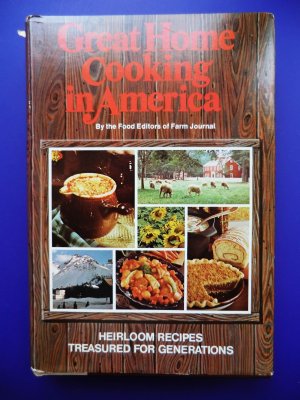 Vintage 1976 Farm Journal HC Cookbook Great Home Cooking In America Recipe