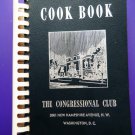 Vintage 1955 Congressional Cookbook Washington DC Politican's Recipes