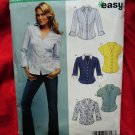 New Look Sewing Pattern # 6407 UNCUT Misses Blouse Size 10 12 14 16 18 20