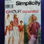 Simplicity Pattern # 9518 UNCUT Misses Wardrobe Top Pants Shorts Jacket Size XS Small Medium