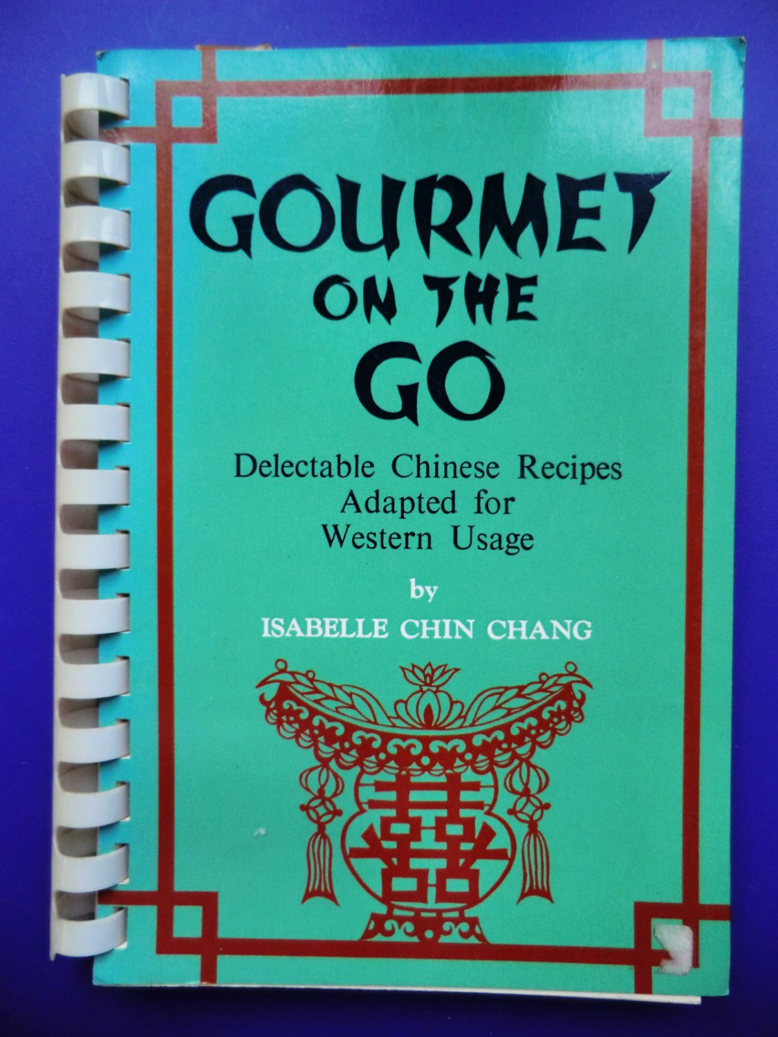 Gourmet on the Go Chinese Cookbook Vintage 1970