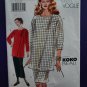 Vogue Pattern # 7336 UNCUT Top Skirt Size 8 10 12