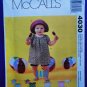 McCalls Pattern # 4030 UNCUT Infant Baby Top Pants Hat Size Small  Medium Large
