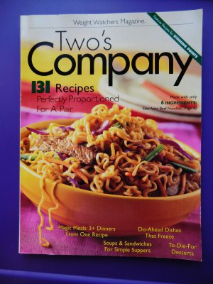 Weight Watchers Magazine Two's Company Cookbook  WW Magazine with 131 Recipes