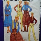 McCalls Pattern # 6937 UNCUT Misses Size 12 Shirt Vest Skirt Pants Western Style ~ Bust 34