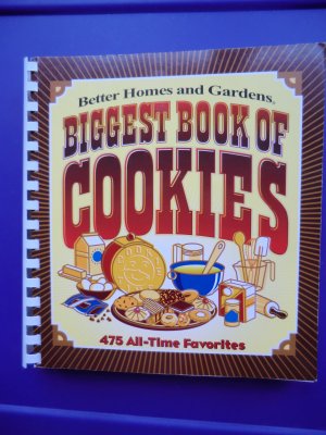 Biggest Book of Cookies Cookbook from Better Homes and Gardens.