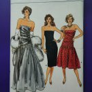 Vogue Pattern # 9758 UNCUT Misses Formal Dress Variations Size 14 16 18