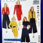 McCalls Pattern # 6116 UNCUT Misses Wardrobe Jacket Top Skirt Split Skirt Size20 22 24
