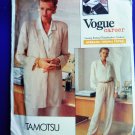 Vogue Pattern # 2338 UNCUT Misses Jacket Shirt Pants Size 20 22 24 TAMOTSU
